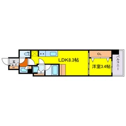 アーバネックス本町Ⅱの物件間取画像